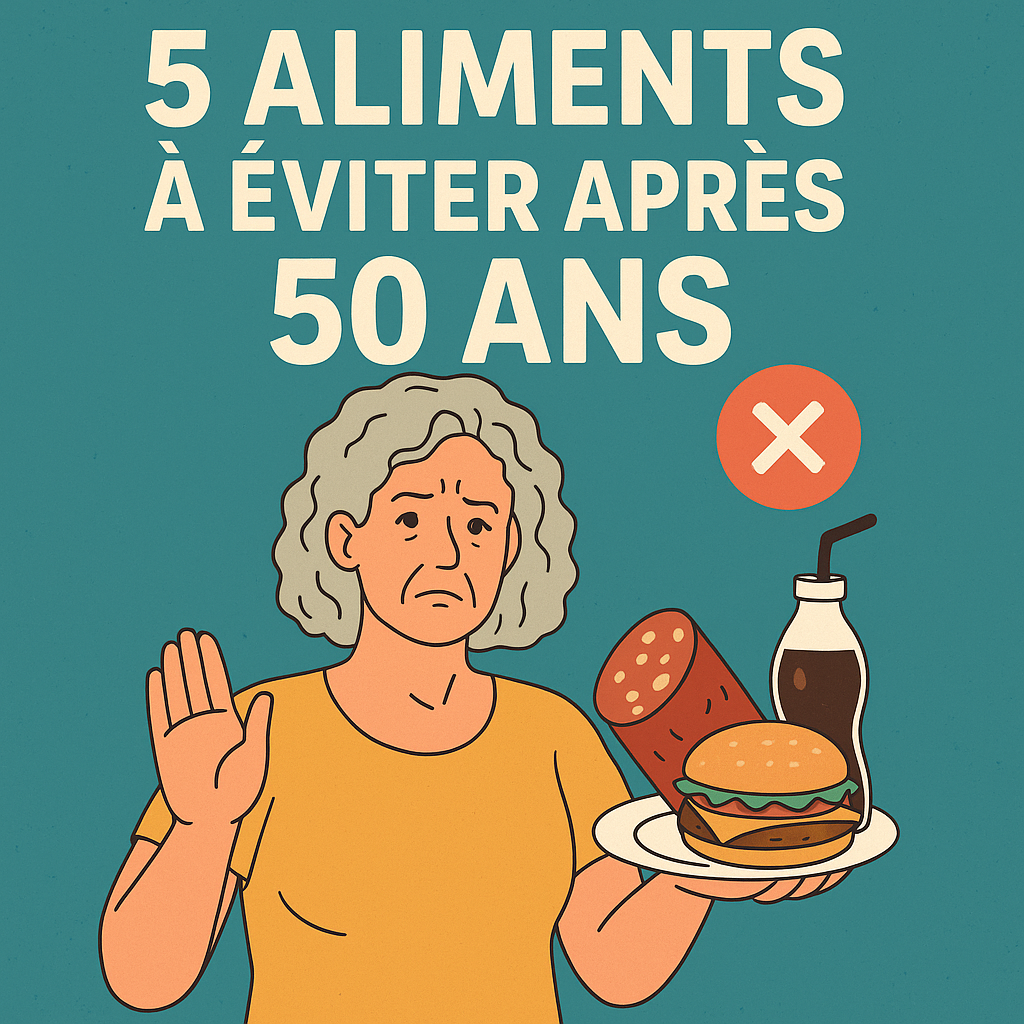 5 aliments à éviter après 50 ans
