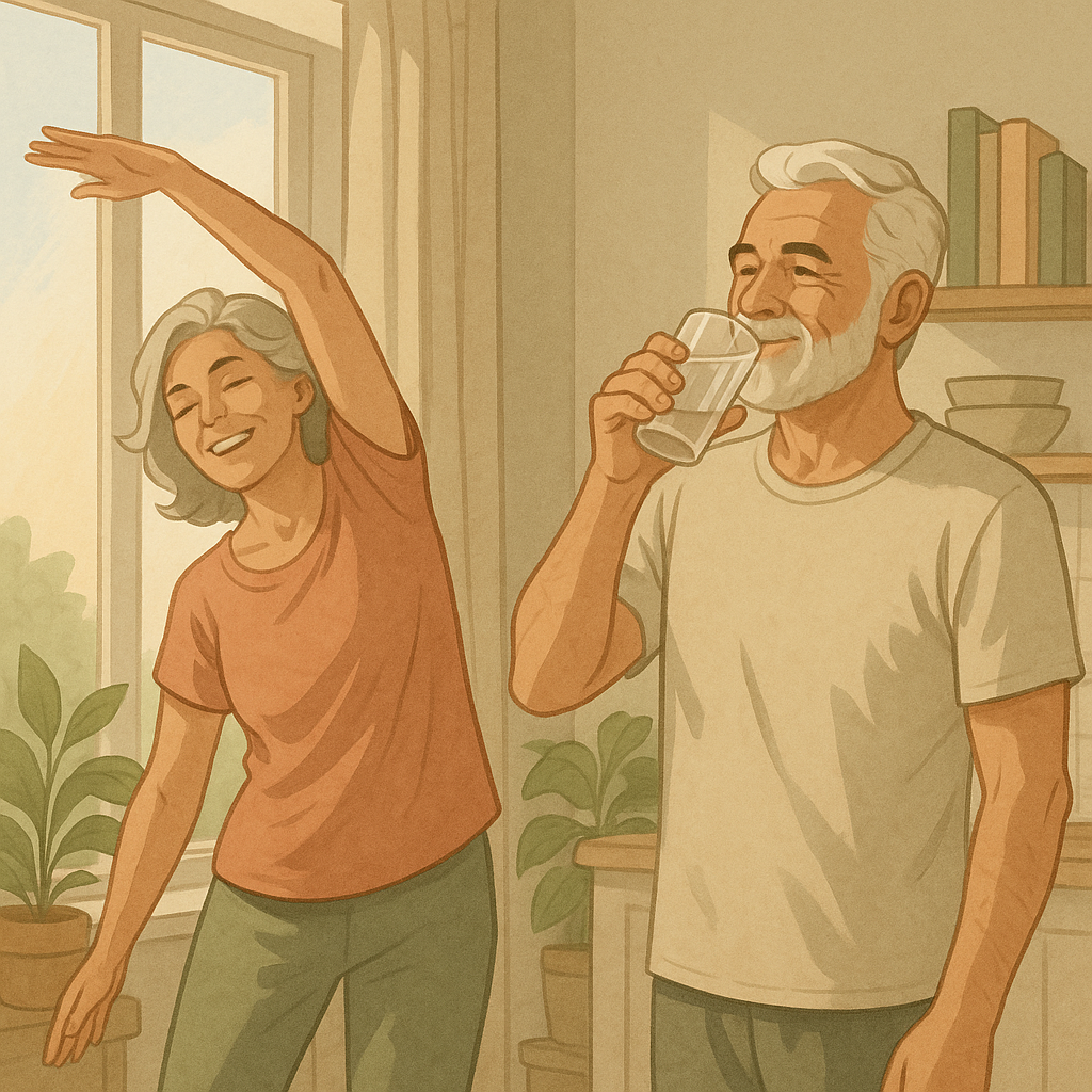 routine matinale anti-fatigue seniors
