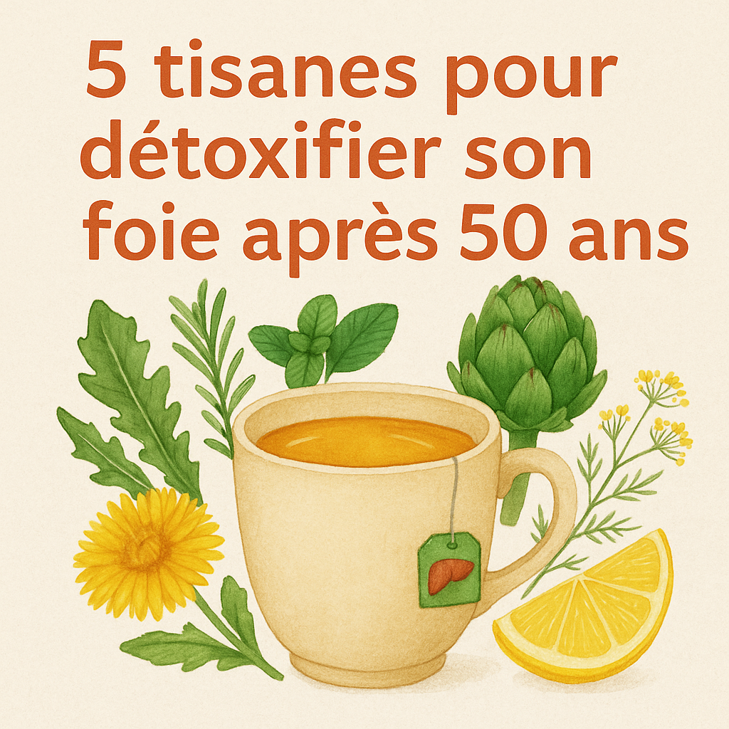 tisane détox foie après 50 ans