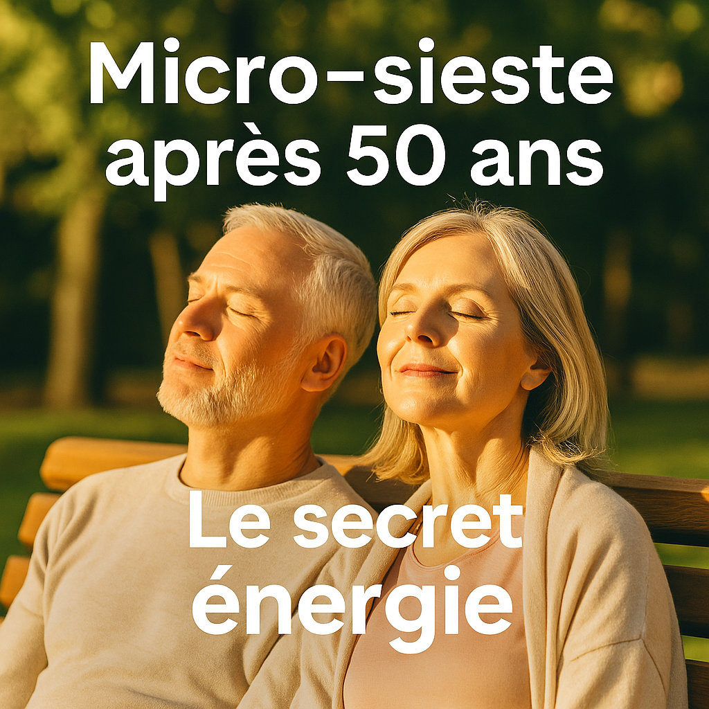 Micro-sieste après 50 ans : le secret énergie
