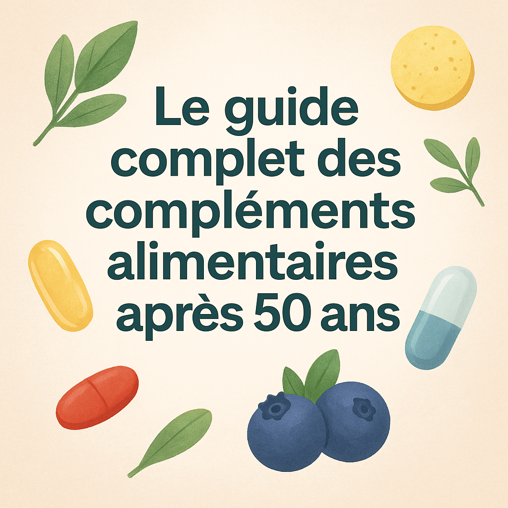 compléments alimentaires après 50 ans