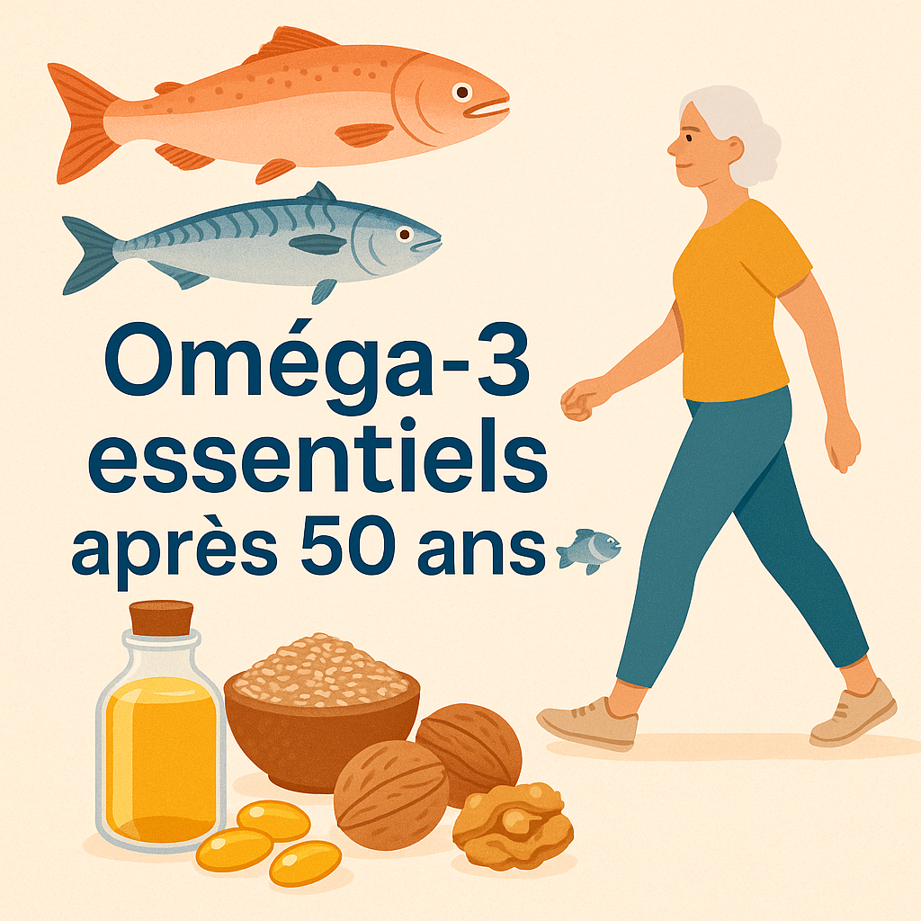 omega-3 essentiels après 50 ans
