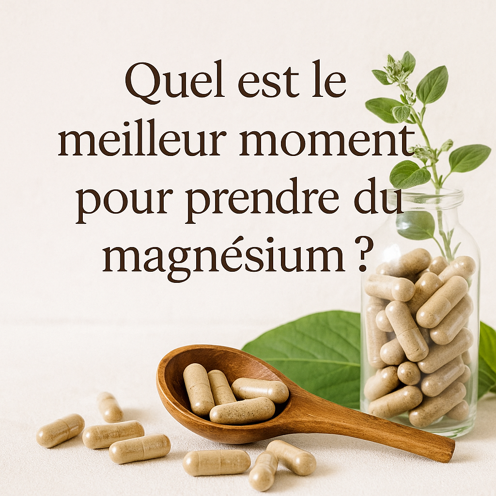 quel moment prendre du magnésium