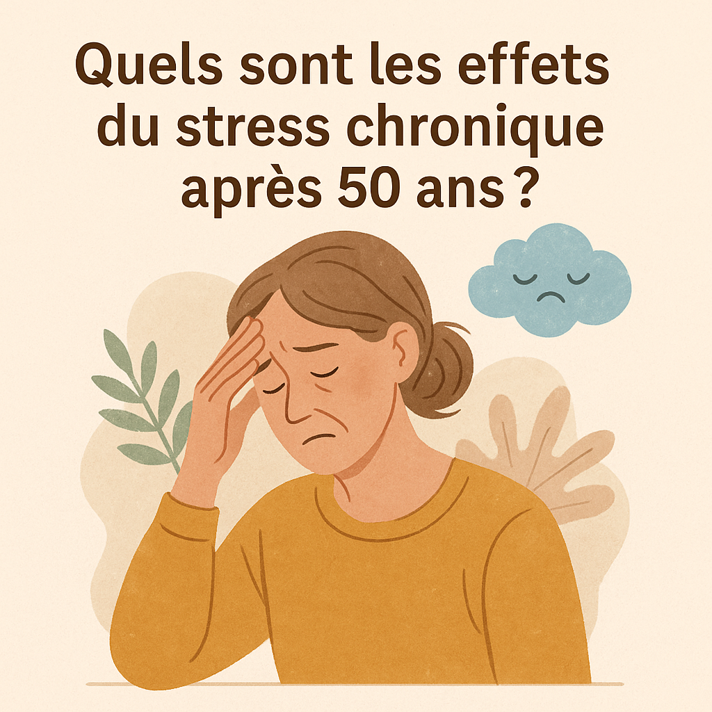 effets du stress chronique après 50 ans
